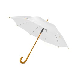 Зонт-трость "Радуга", белый (Р)