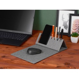 Коврик для мыши "Formo "из нетканого переработанного материала RPET, серый (P)