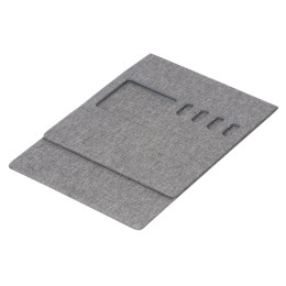 Коврик для мыши "Formo "из нетканого переработанного материала RPET, серый (P)