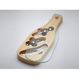 Набор аксессуаров для вина Pinotage со стеклянной крышкой