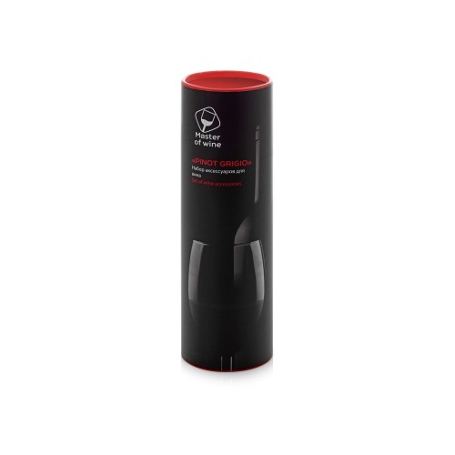 Набор аксессуаров для вина Pinot Grigio 2,0 в тубусе, 4шт