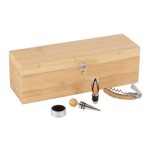 Набор для вина в бамбуковом кейсе "Anniversary" (Р)