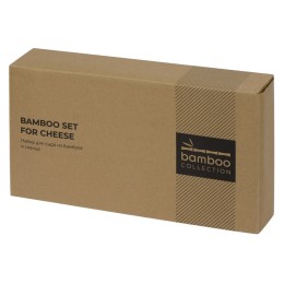 Набор для сыра из сланцевой доски и ножей Bamboo collection "Taleggio"