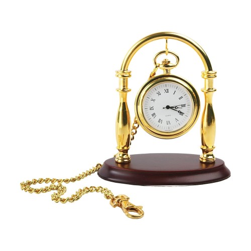 Набор: портмоне, часы карманные на подставке, нож для бумаг «Фрегат»