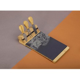 Набор для сыра из сланцевой доски и ножей Bamboo collection "Taleggio"