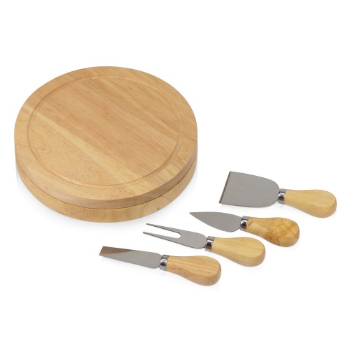 Подарочный набор для сыра в деревянной упаковке "Reggiano" (P)