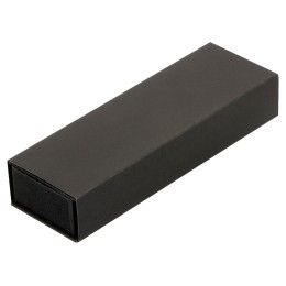 Набор из шариковой ручки и ручки-роллера с анодированным зеркальным слоем в подарочной коробке "Monarch Black", черный