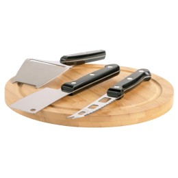 Набор для сыра с приборами "Fabrizio", черный