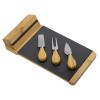 Набор для сыра из сланцевой доски и ножей Bamboo collection "Taleggio"