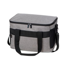 Подарочный набор с пледом и колонкой в сумке - холодильнике " Musical trek", синий