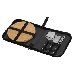 Набор для сыра с приборами "Fabrizio", черный