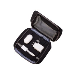 Набор для путешествий с наушниками, адаптером и универсальным кабелем «Take me», черный, белый