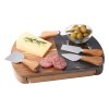 Набор для сыра в подарочной коробке из акации и мрамора "Date"