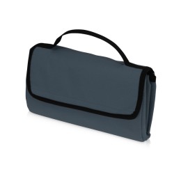 Подарочный набор с пледом и колонкой в сумке - холодильнике " Musical trek", синий