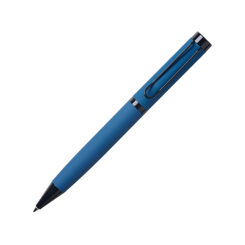 Подарочный набор из 2-х ручек "Black Lama" soft-touch, темно-синий