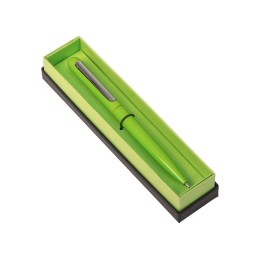 Ручка в футляре "Blooming Skate", зеленое яблоко