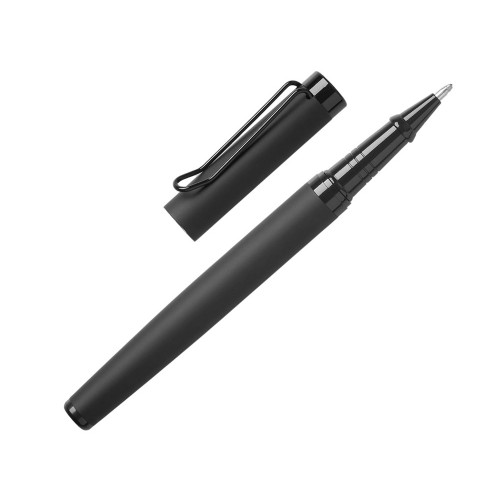 Подарочный набор из 2-х ручек "Black Lama" soft-touch, черный