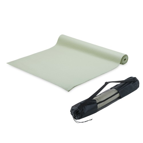 Подарочный набор с ковриком и фитнес резинками "Virasana", оливковый