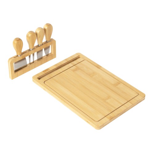 Набор для сыра из бамбука со съемной подставкой «Camembert»