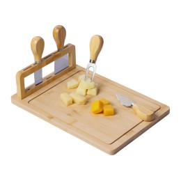 Набор для сыра из бамбука со съемной подставкой «Camembert»