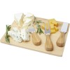 Ement Бамбуковая доска для сыра и инструменты, natural