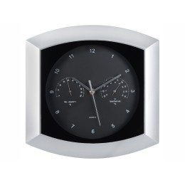 Погодная станция настенная «Кусто», серебристый/черный (Р)