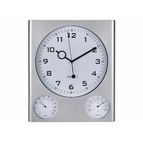 Погодная станция настенная "Патерна", серебристый