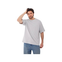 Футболка Kyoto из джерси 180 г/м2 с пич отделкой, унисекс, жемчужный