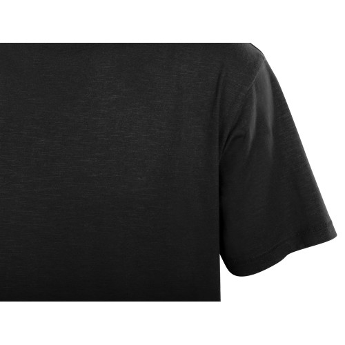 Футболка из джерси с протяжками «Portofino» унисекс, черный