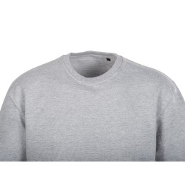 Футболка из френч терри «Warsaw» унисекс 220гр, серый меланж