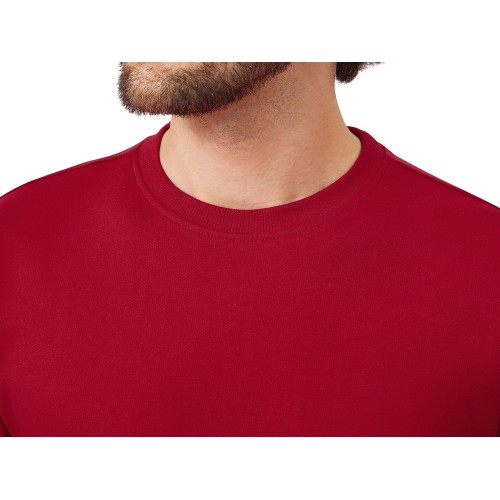 Футболка из френч терри «Warsaw» унисекс 220гр, красный