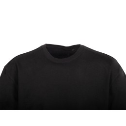 Футболка из френч терри «Warsaw» унисекс 220гр, черный