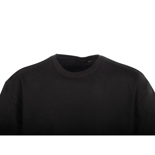 Футболка из френч терри «Warsaw» унисекс 220гр, черный