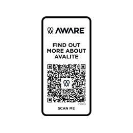 Avalite футболка унисекс Aware™ из переработанных материалов с коротким рукавом - Нейви