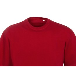 Футболка из френч терри «Warsaw» унисекс 220гр, красный