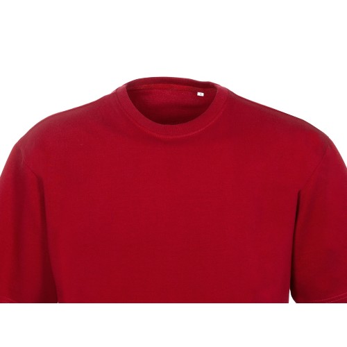 Футболка из френч терри «Warsaw» унисекс 220гр, красный