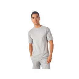 Футболка из френч терри «Warsaw» унисекс 220гр, серый меланж