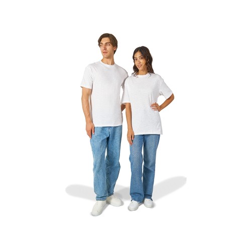 Футболка из джерси с протяжками «Portofino» унисекс, белый