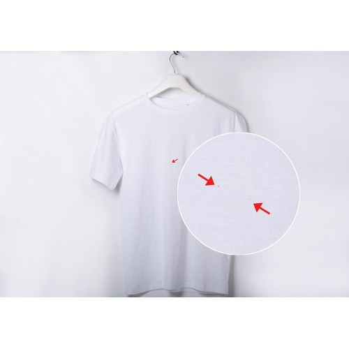 Футболка из джерси с протяжками «Portofino» унисекс, белый