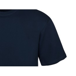 Футболка из френч терри «Warsaw» унисекс 220гр, темно-синий