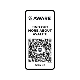 Avalite футболка унисекс Aware™ из переработанных материалов с коротким рукавом - Белый