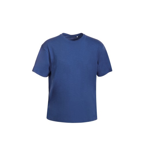 Футболка из джерси с протяжками «Portofino» унисекс, классический синий