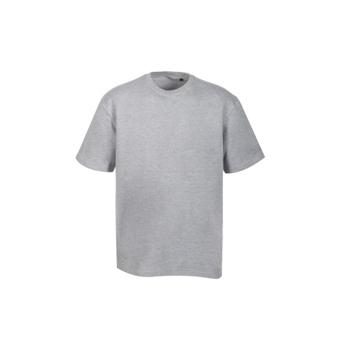 Футболка из френч терри «Warsaw» унисекс 220гр, серый меланж