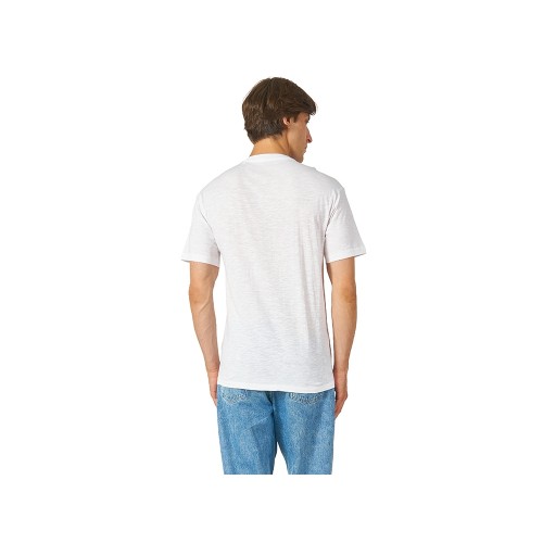 Футболка из джерси с протяжками «Portofino» унисекс, белый