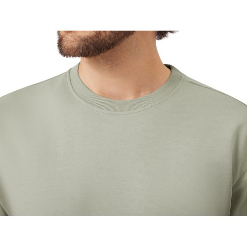 Футболка из френч терри «Warsaw» унисекс 220гр, оливковый