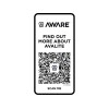 Avalite футболка унисекс Aware™ из переработанных материалов с коротким рукавом - Черный