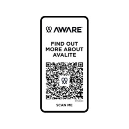 Avalite футболка унисекс Aware™ из переработанных материалов с коротким рукавом - Черный