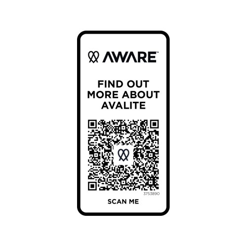 Avalite футболка унисекс Aware™ из переработанных материалов с коротким рукавом - Черный