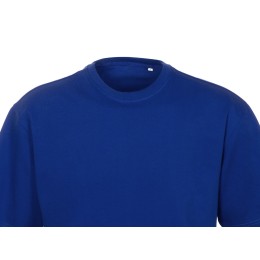 Футболка из френч терри «Warsaw» унисекс 220гр, кл. синий