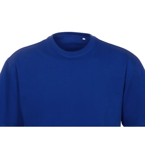 Футболка из френч терри «Warsaw» унисекс 220гр, кл. синий